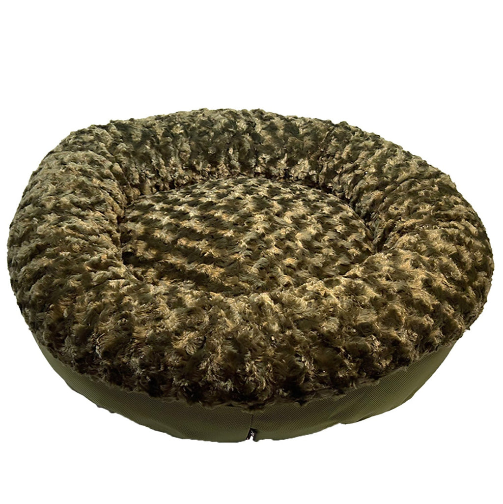Round Bolstered Furvana™ Dog Bed