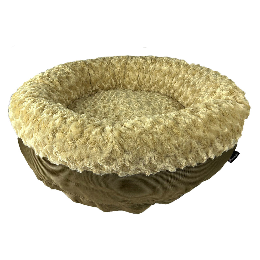 Round Bolstered Furvana™ Dog Bed
