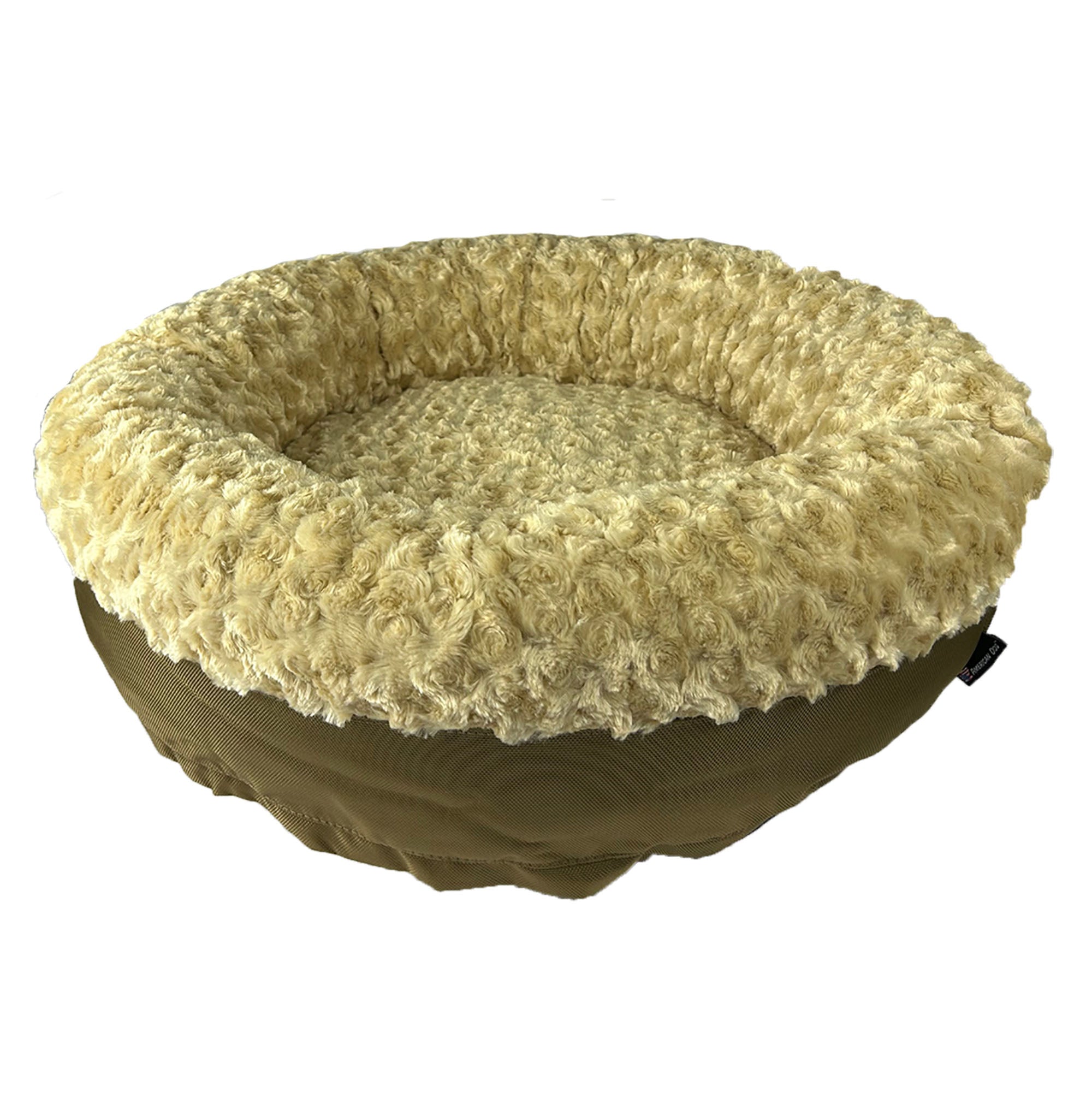 Round Bolstered Furvana™ Dog Bed