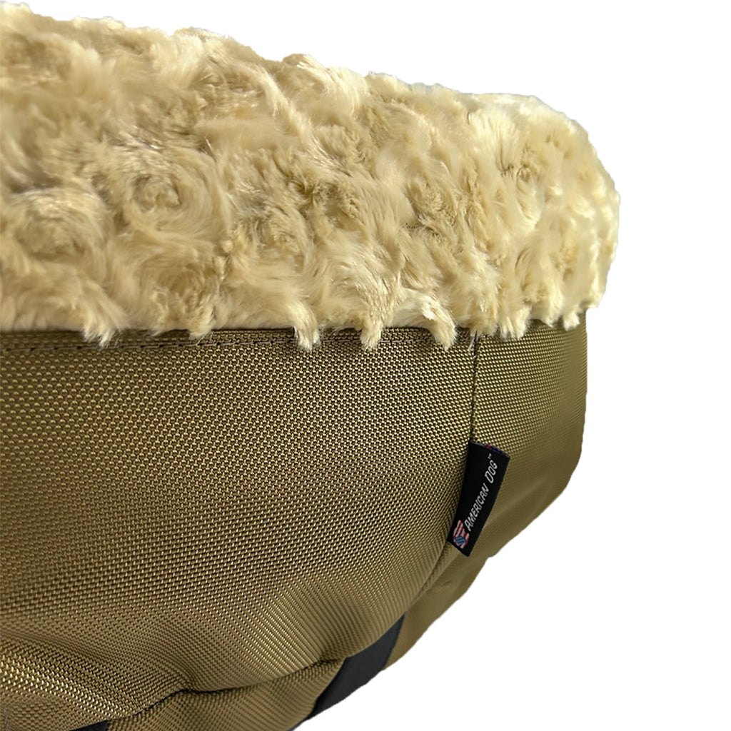 Round Bolstered Furvana™ Dog Bed