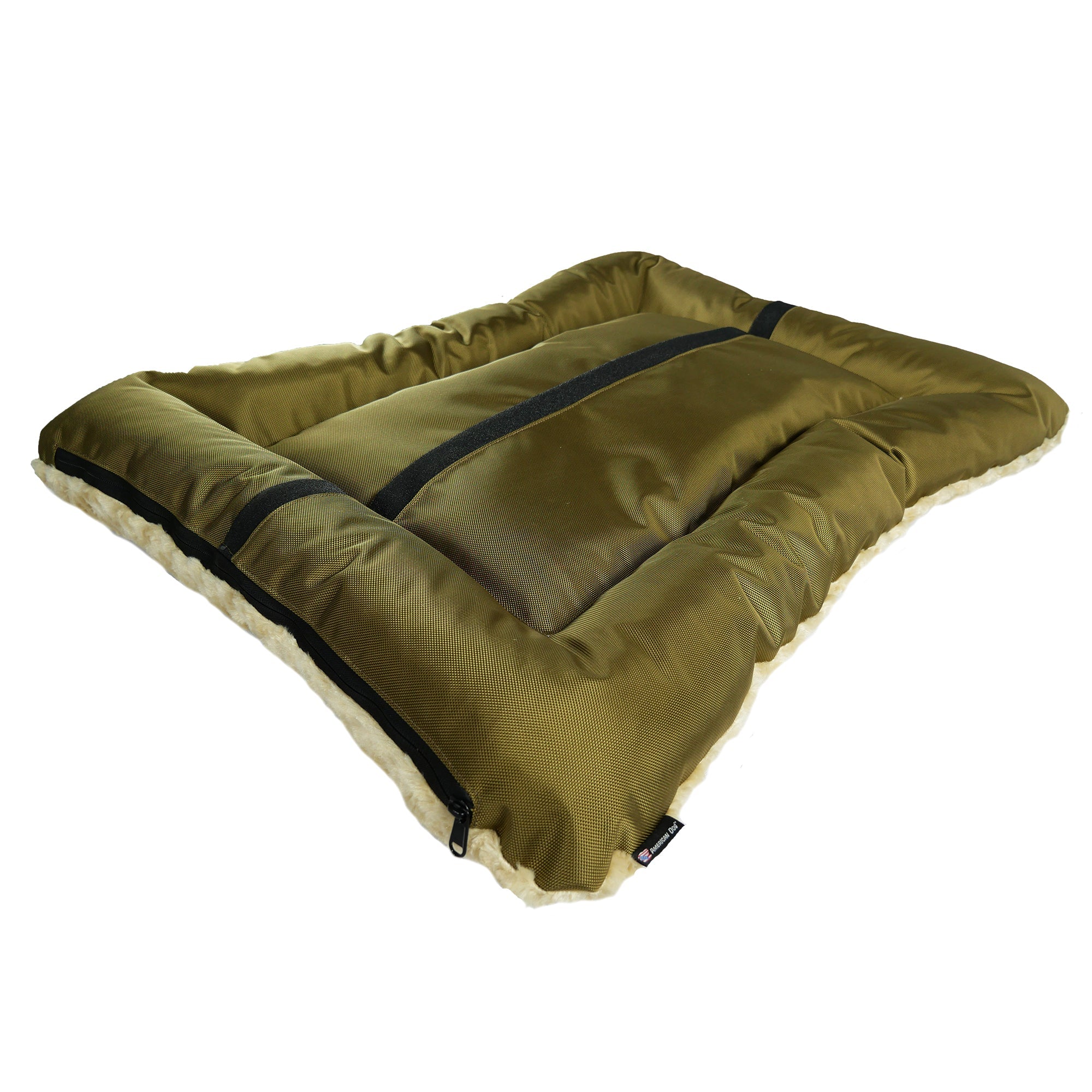 ‘Cloud’ Rectangle Bolstered Furvana™ Dog Bed