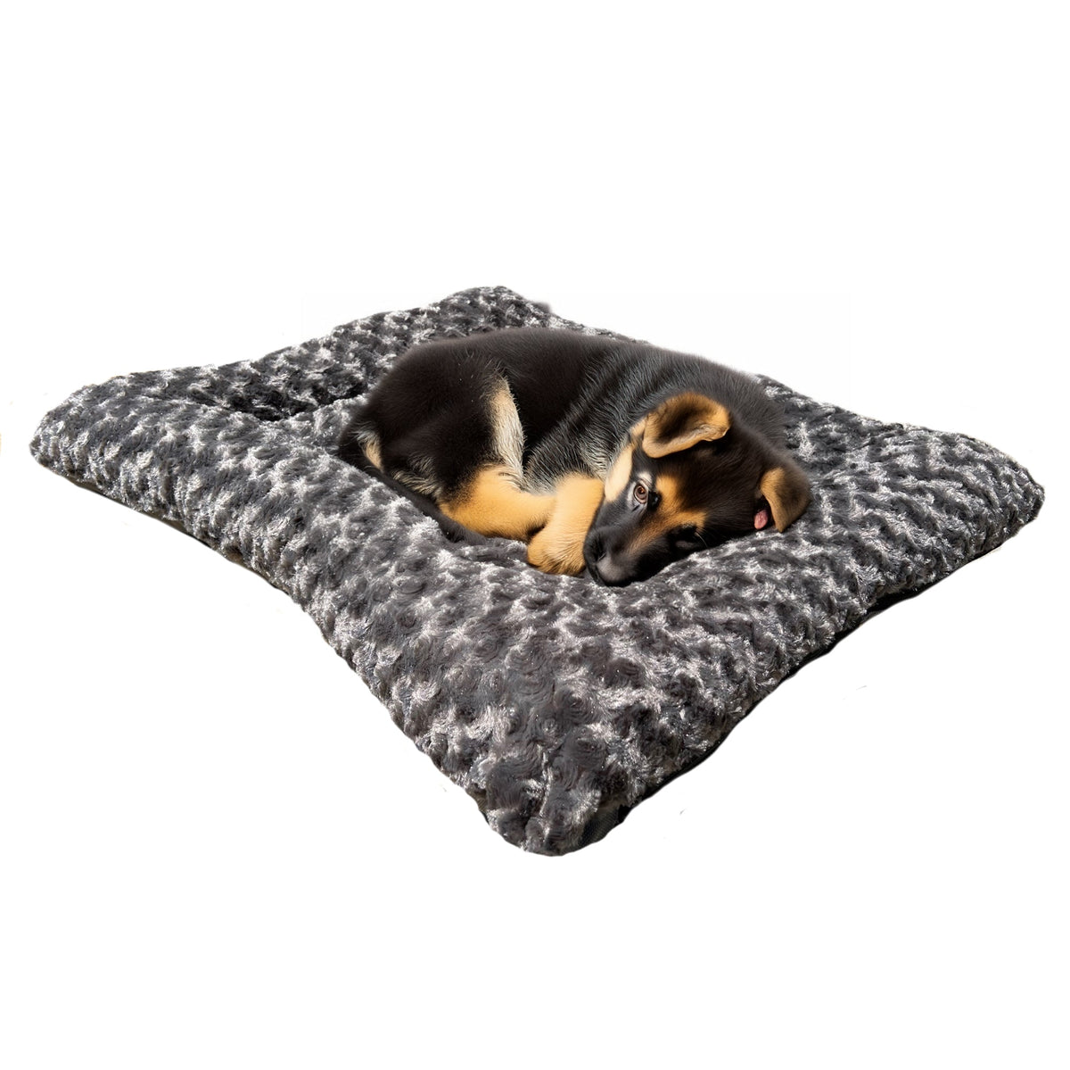 ‘Cloud’ Rectangle Bolstered Furvana™ Dog Bed
