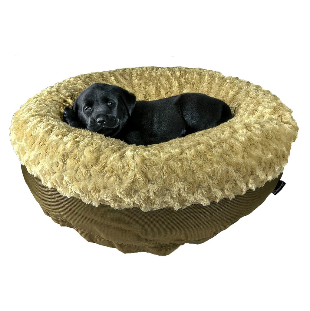 Round Bolstered Furvana™ Dog Bed