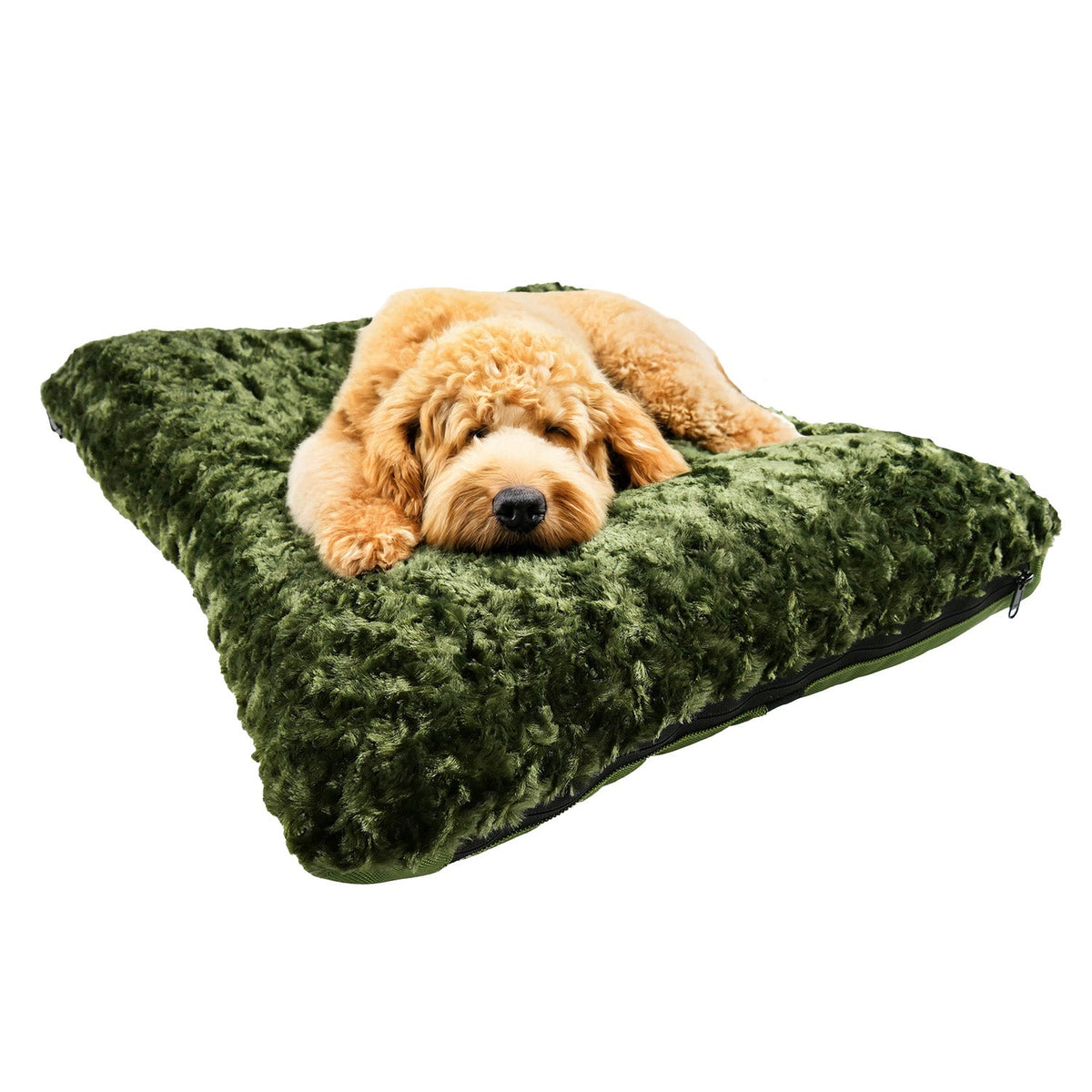 ‘Cloud’ Rectangle Bolstered Furvana™ Dog Bed