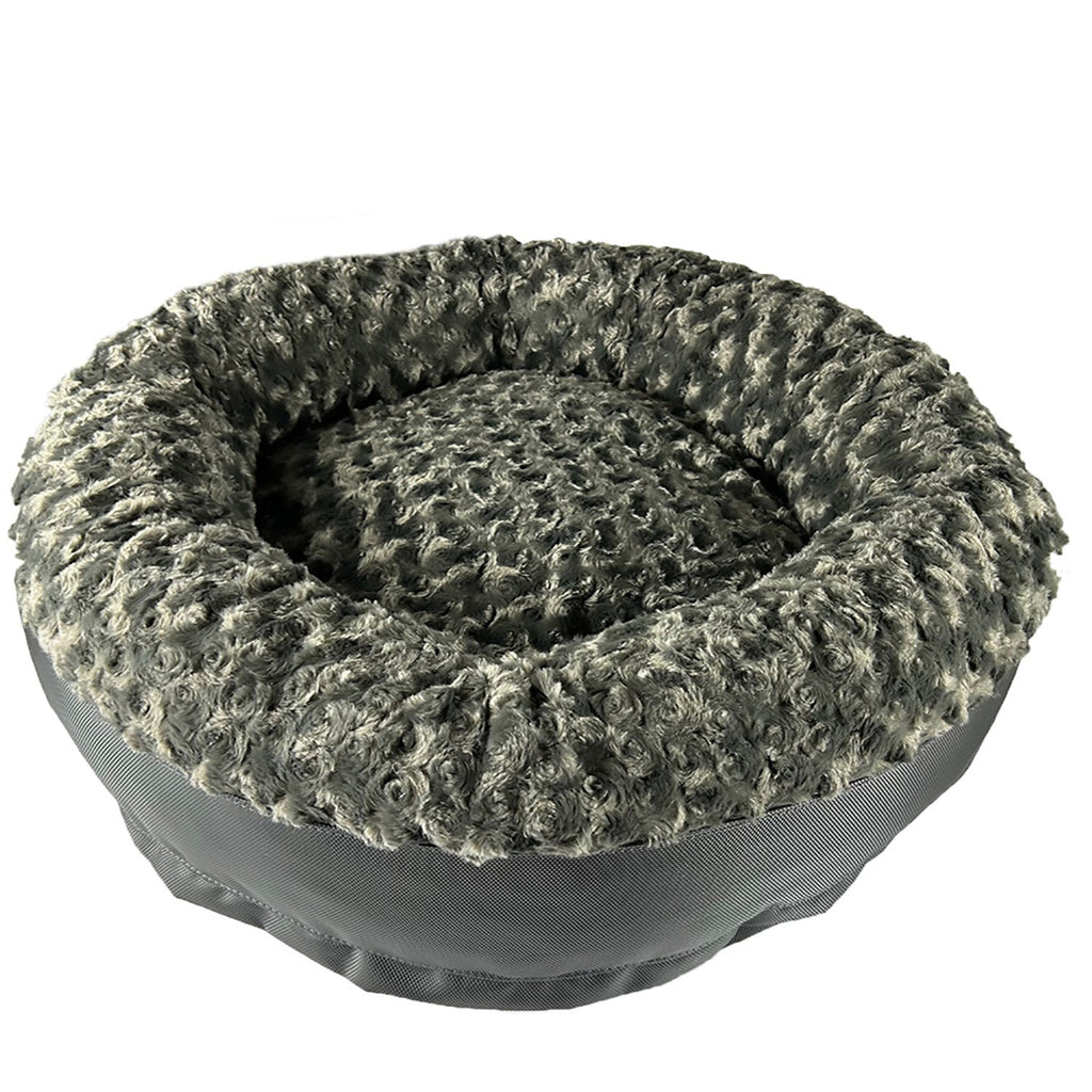 Round Bolstered Furvana™ Dog Bed