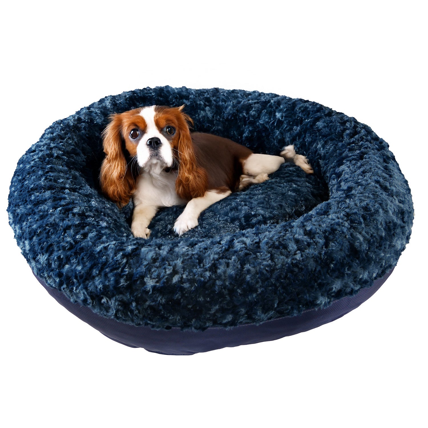 Round Bolstered Furvana™ Dog Bed