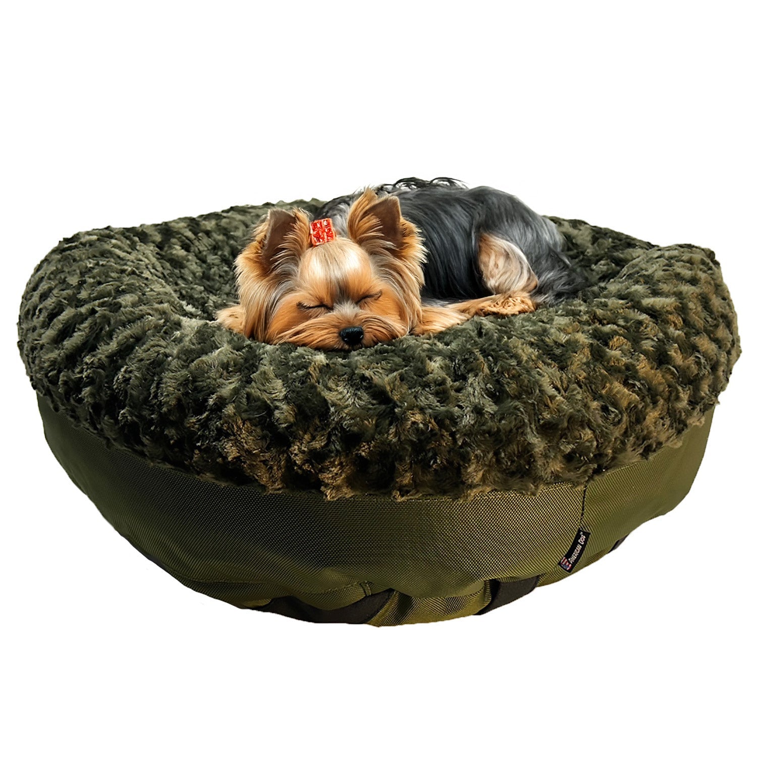 Round Bolstered Furvana™ Dog Bed
